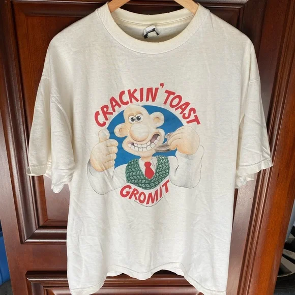 激レア USA製 アニメ tシャツ Wallace and Gromit XL 激レア USA製 アニメ tシャツ Wallace and Gromit XL